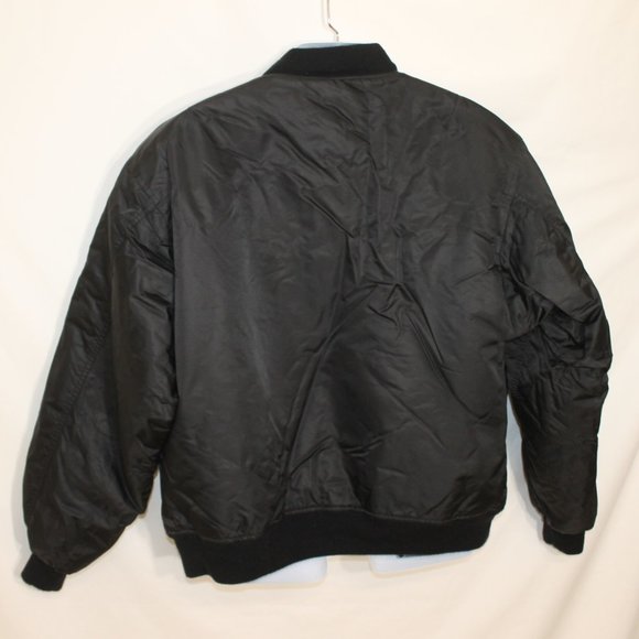 Rothco Reversible Intermediate Flyers Flight Bomber Jacket Mens 2XL Black USAF - Picture 2 of 13